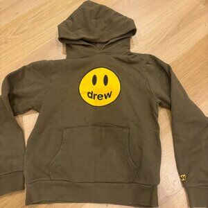 Drew House Oversized Hoodie Smile Emoji | Yellow Logo | Size 10 | Streetwear